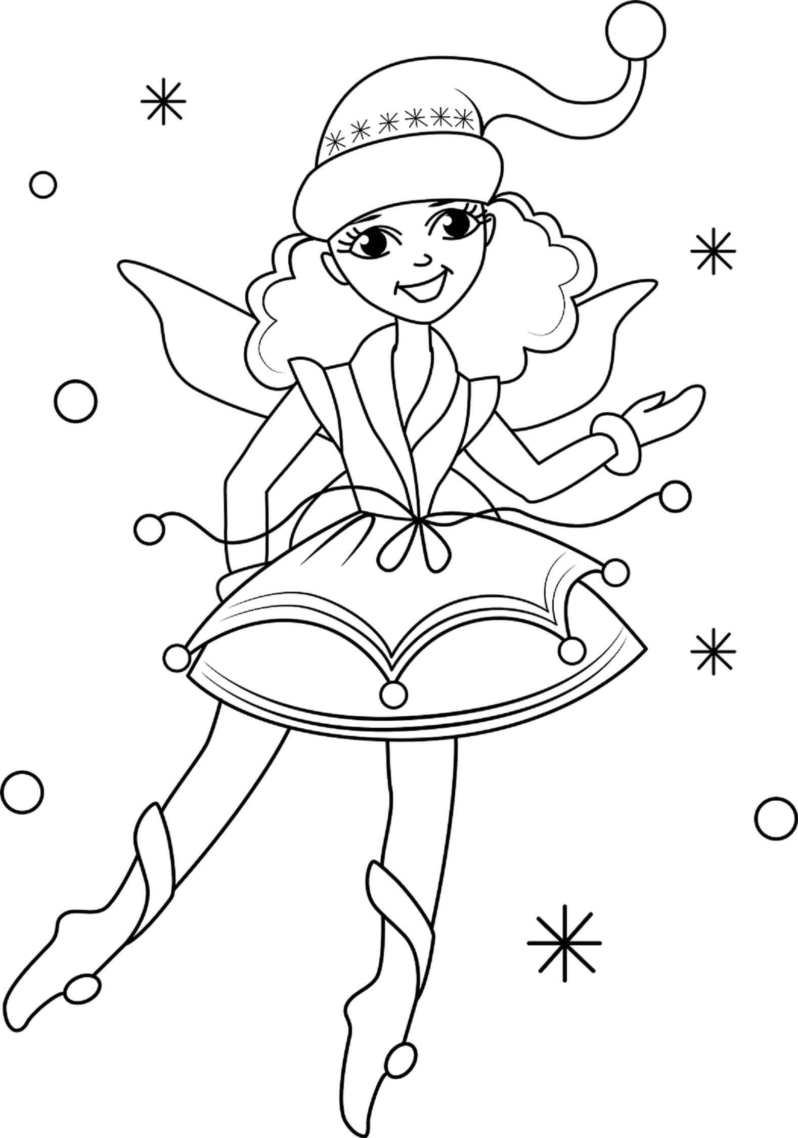 cute tooth fairy coloring pages printable jpg