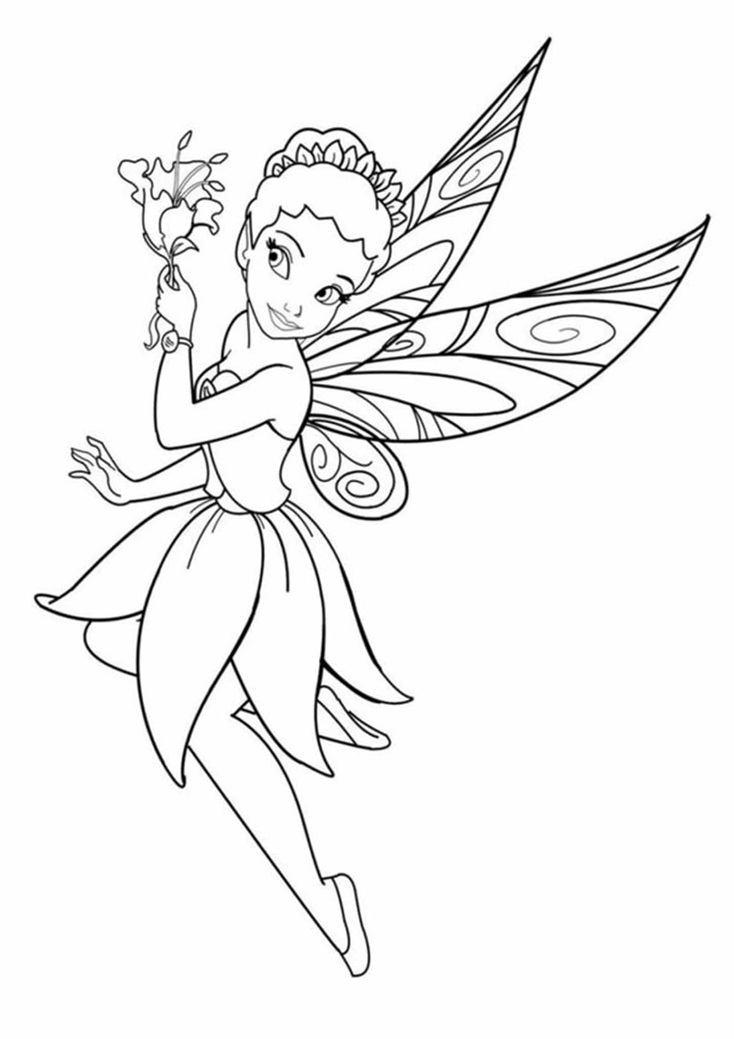 cute tooth fairy coloring pages printable jpg