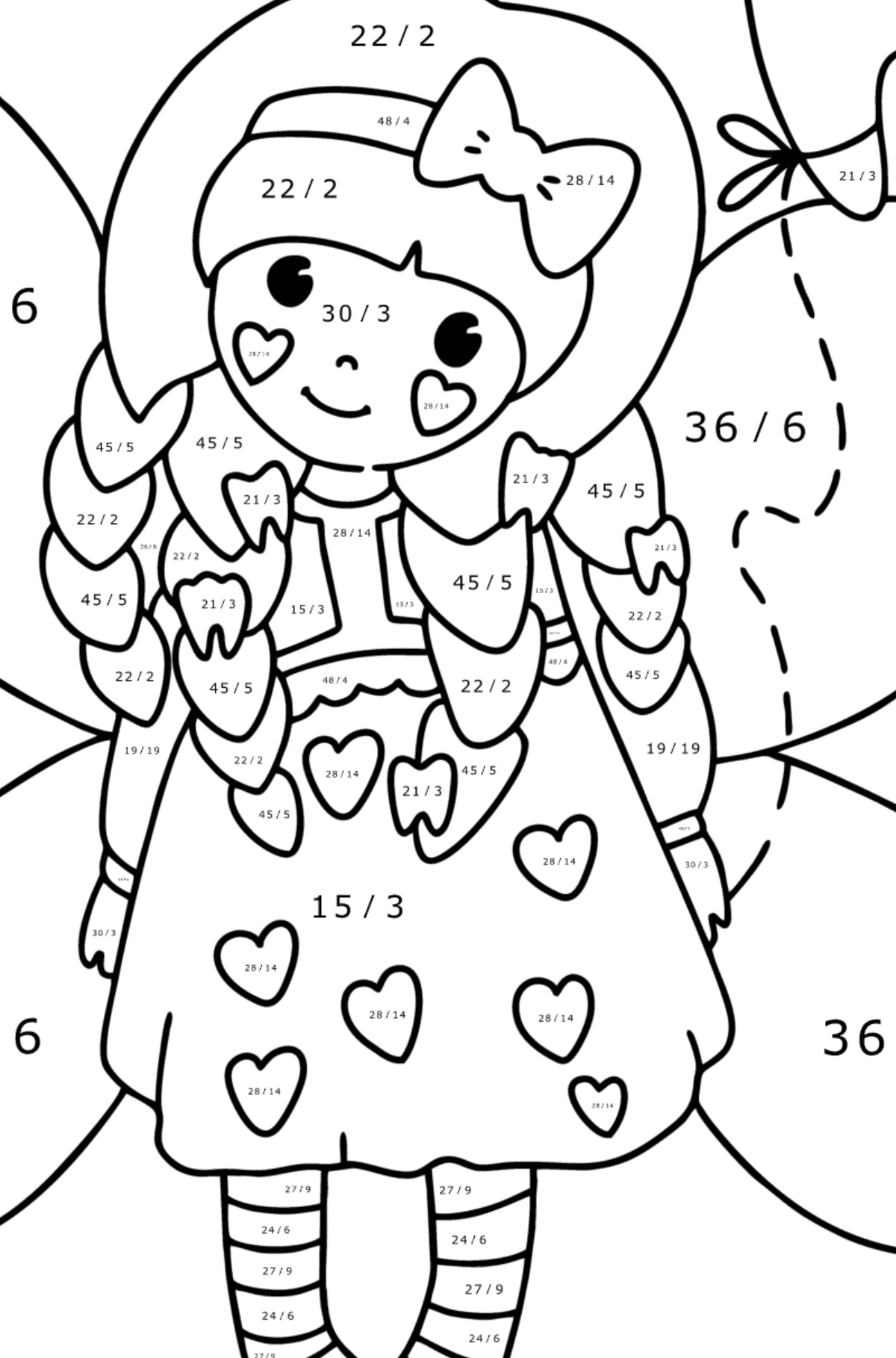 139 Cute Tooth Fairy Coloring Pages Printable 4