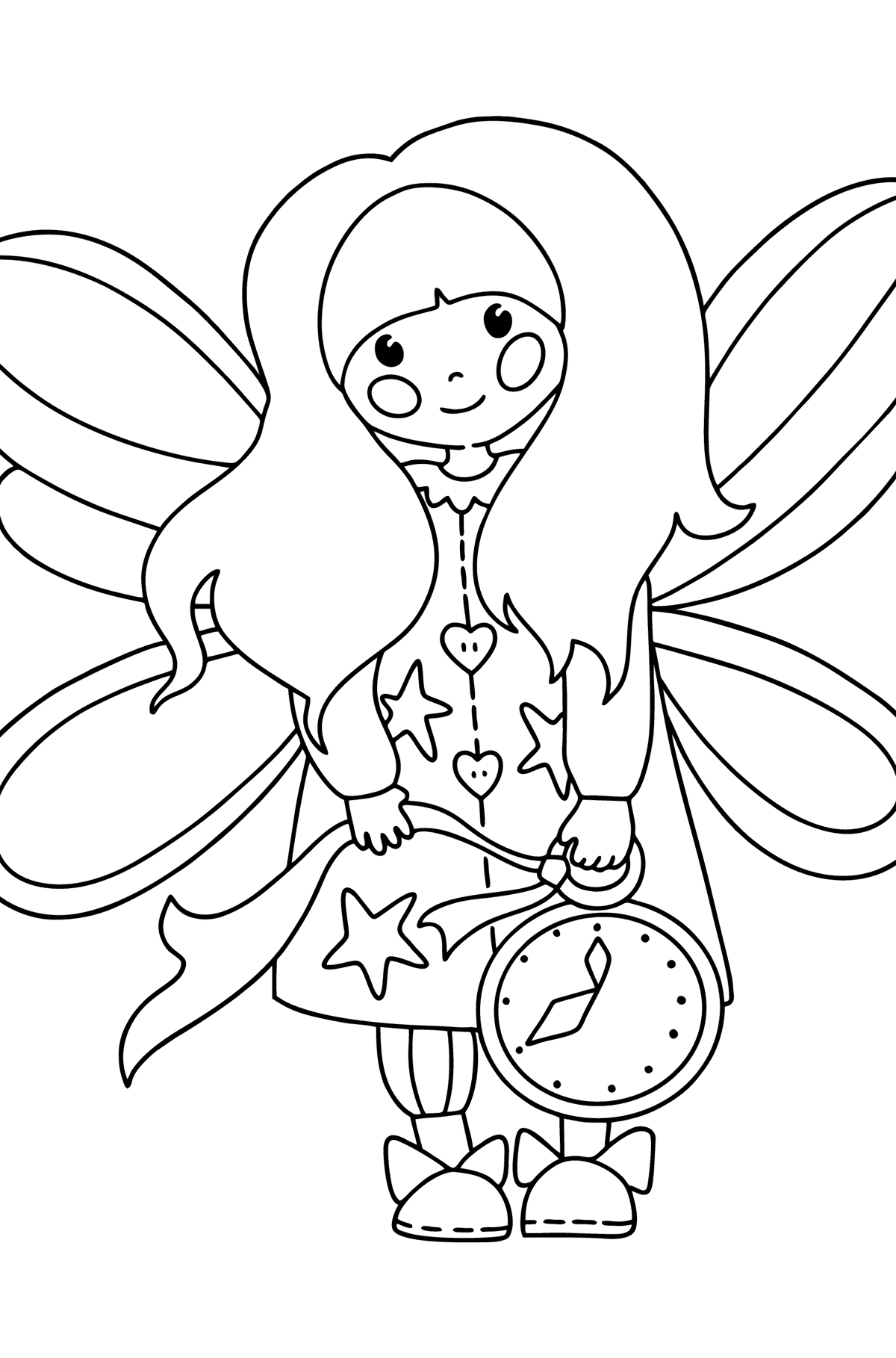 139 Cute Tooth Fairy Coloring Pages Printable 41