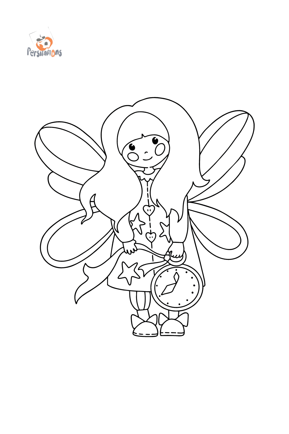 cute tooth fairy coloring pages printable jpg