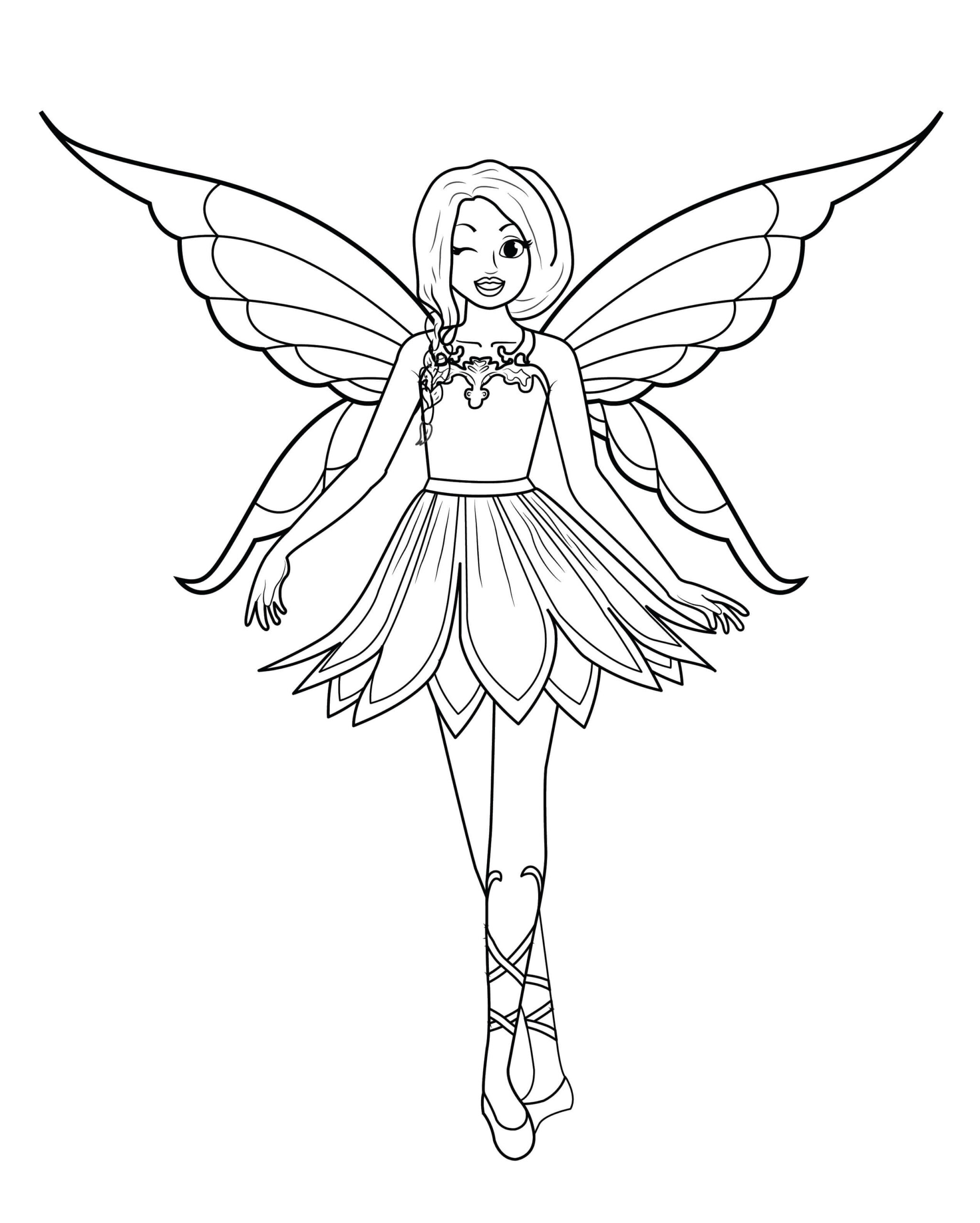 139 Cute Tooth Fairy Coloring Pages Printable 69