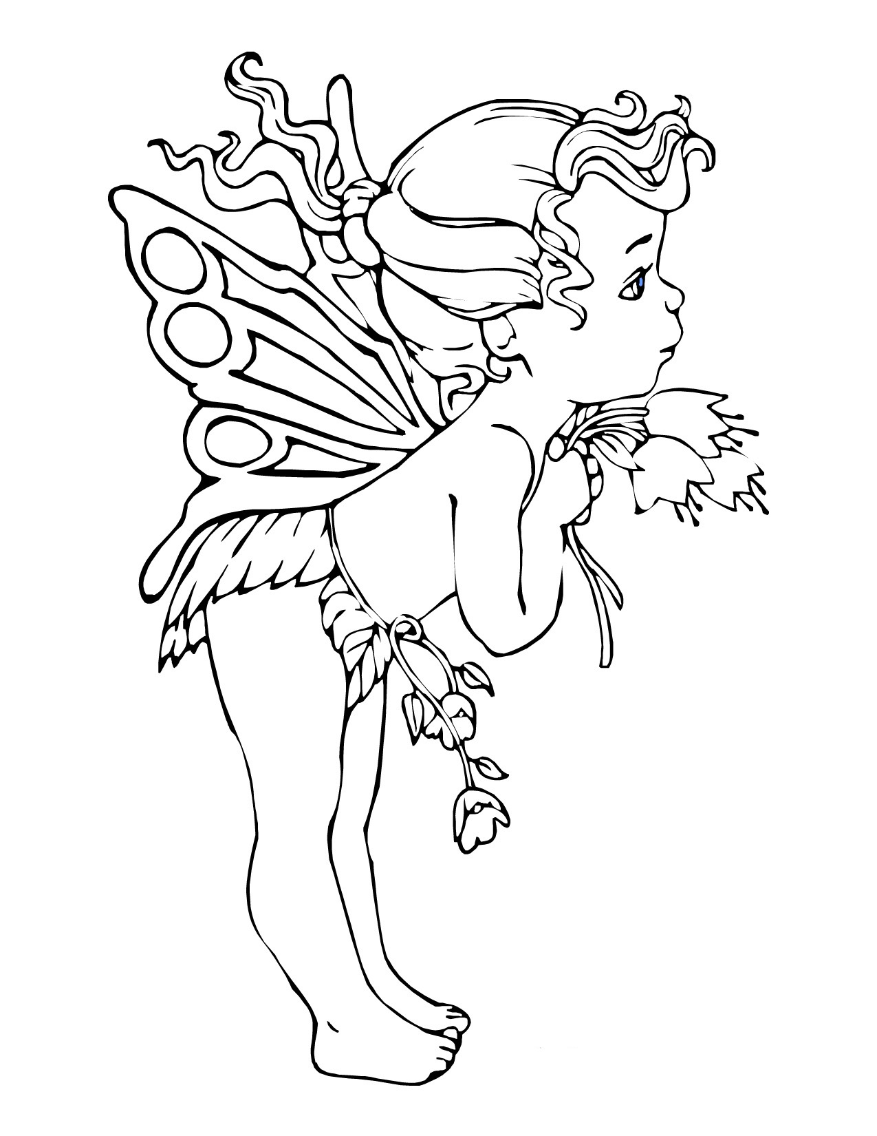 139 Cute Tooth Fairy Coloring Pages Printable 80