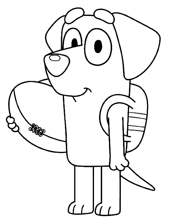 152+ Coloring Pages Bluey Printable 113