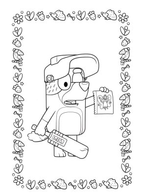 152+ Coloring Pages Bluey Printable 2