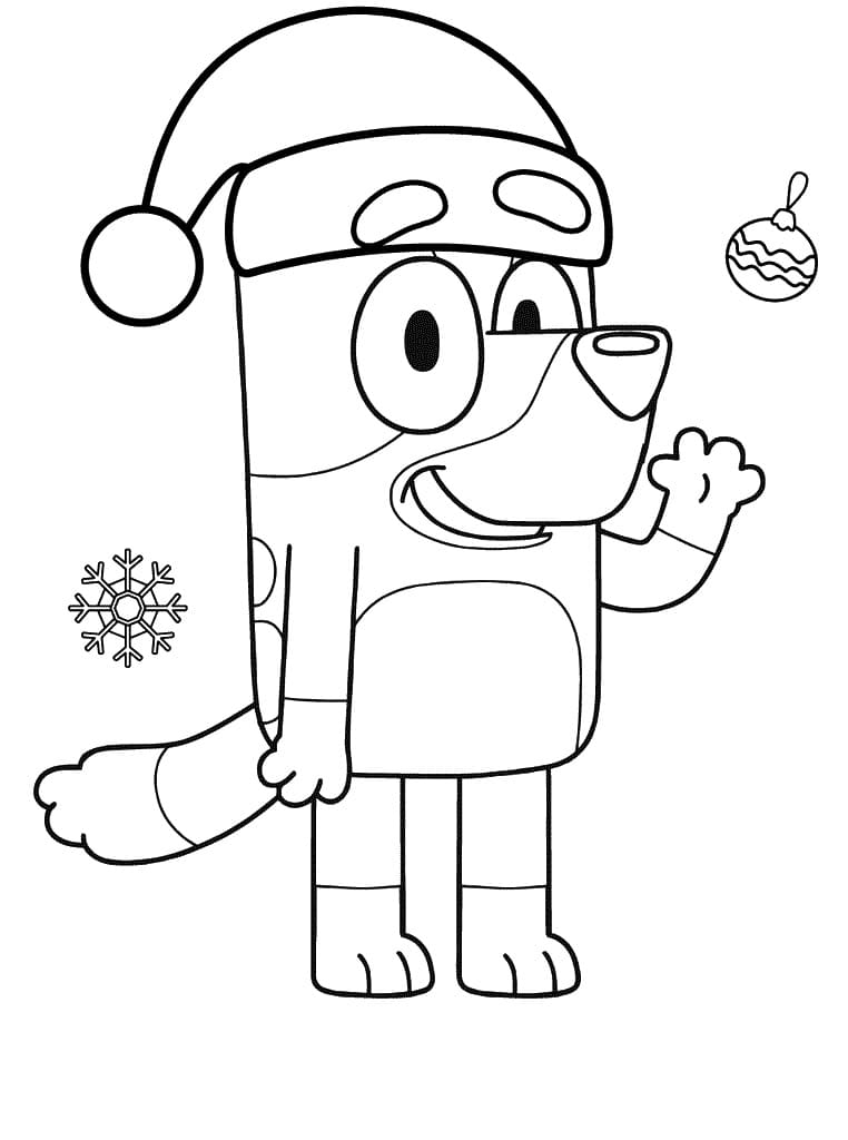 152+ Coloring Pages Bluey Printable 27