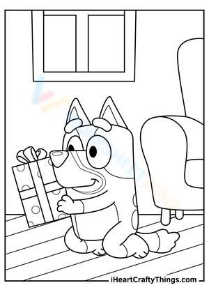 152+ Coloring Pages Bluey Printable 48