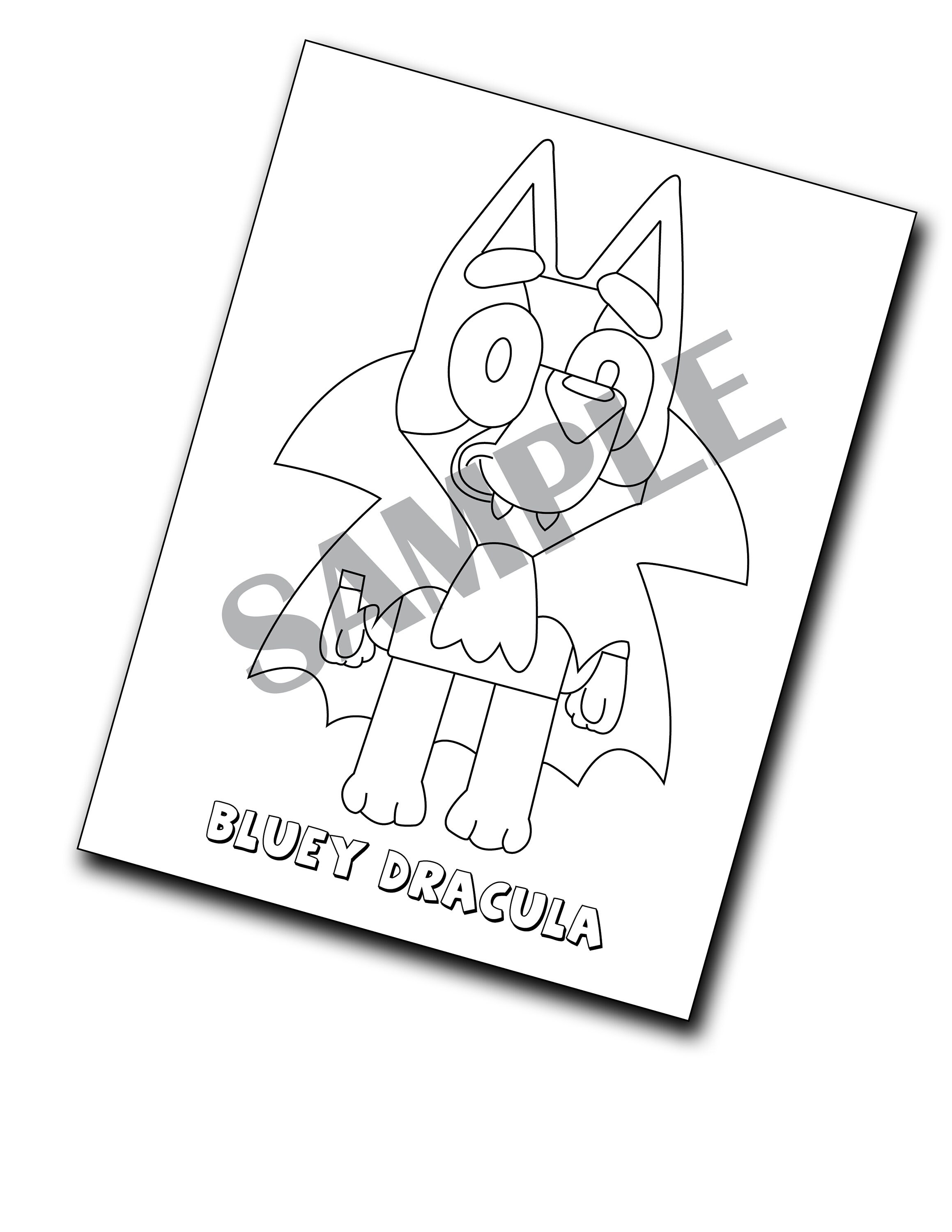 152+ Coloring Pages Bluey Printable 65