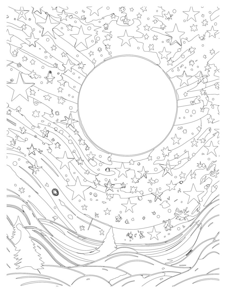 160+ Star Coloring Page Ideas for Stellar Art 140