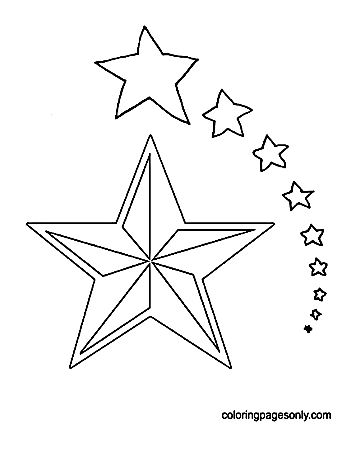 160+ Star Coloring Page Ideas for Stellar Art 149