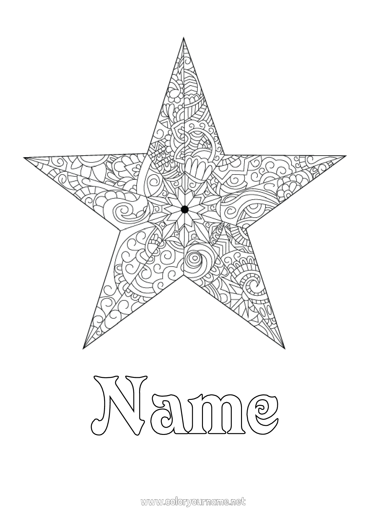 160+ Star Coloring Page Ideas for Stellar Art 15