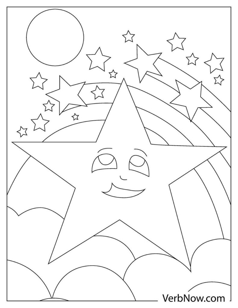 160+ Star Coloring Page Ideas for Stellar Art 155