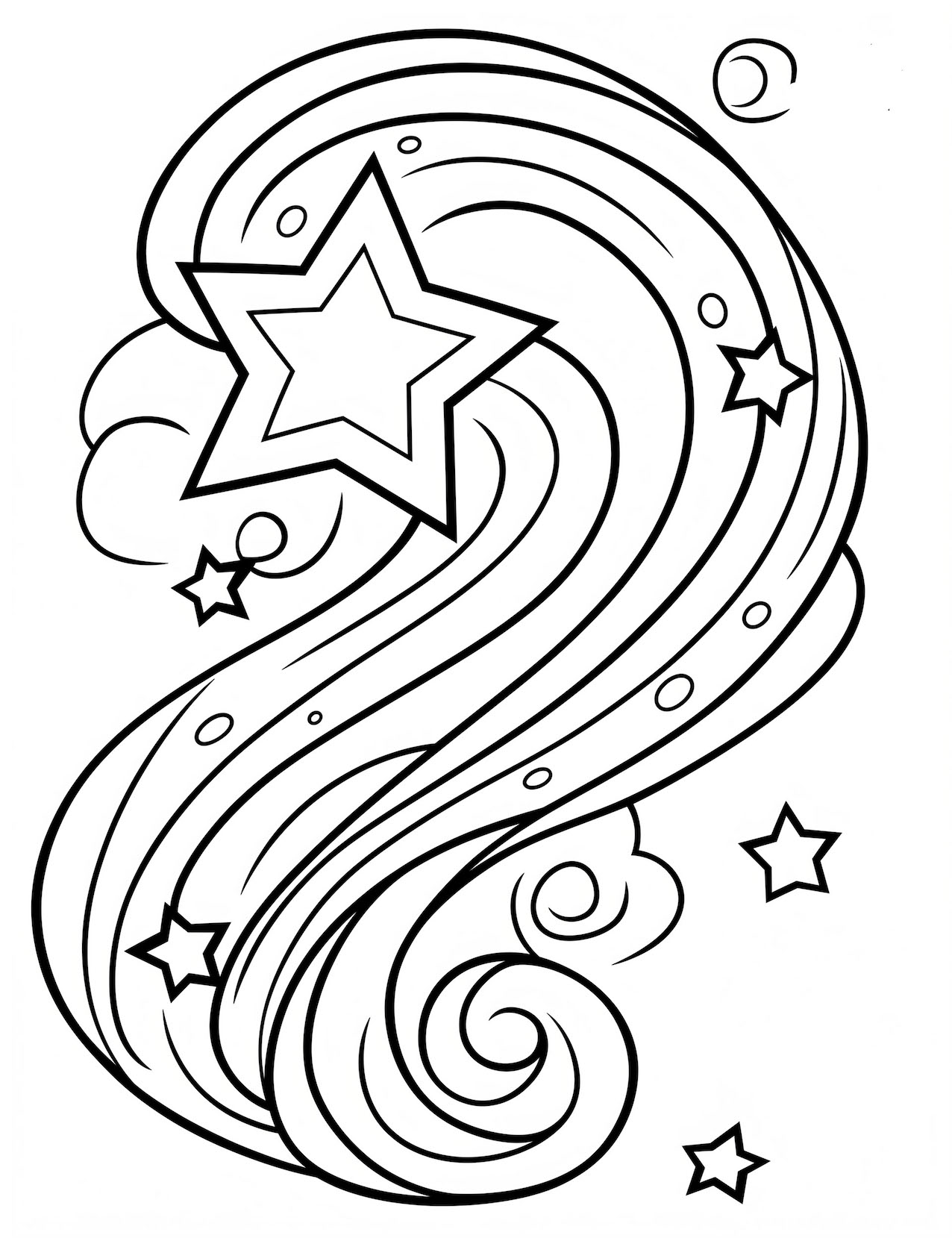 160+ Star Coloring Page Ideas for Stellar Art 36