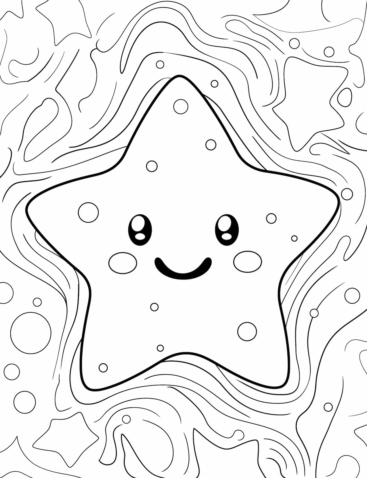 160+ Star Coloring Page Ideas for Stellar Art 43