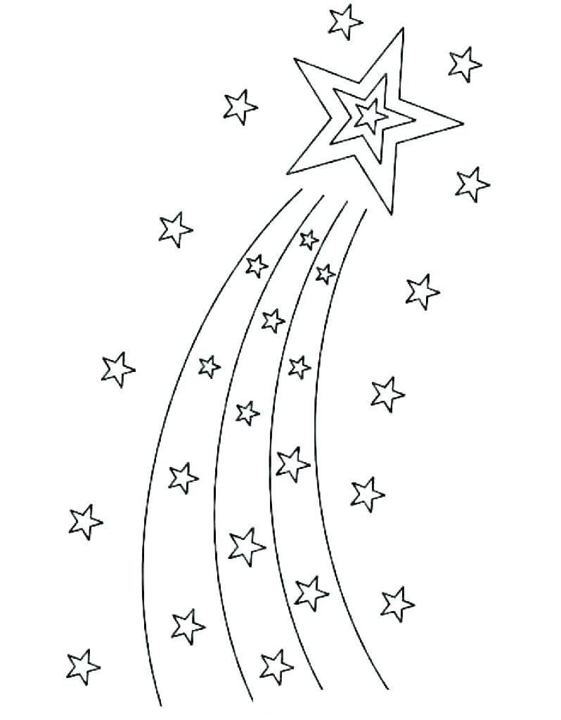 160+ Star Coloring Page Ideas for Stellar Art 48