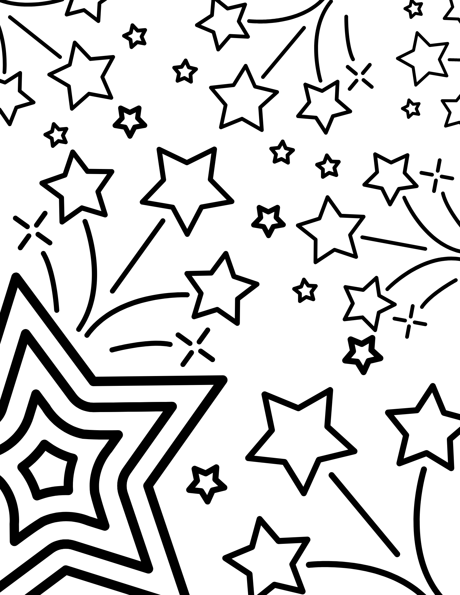 160+ Star Coloring Page Ideas for Stellar Art 5