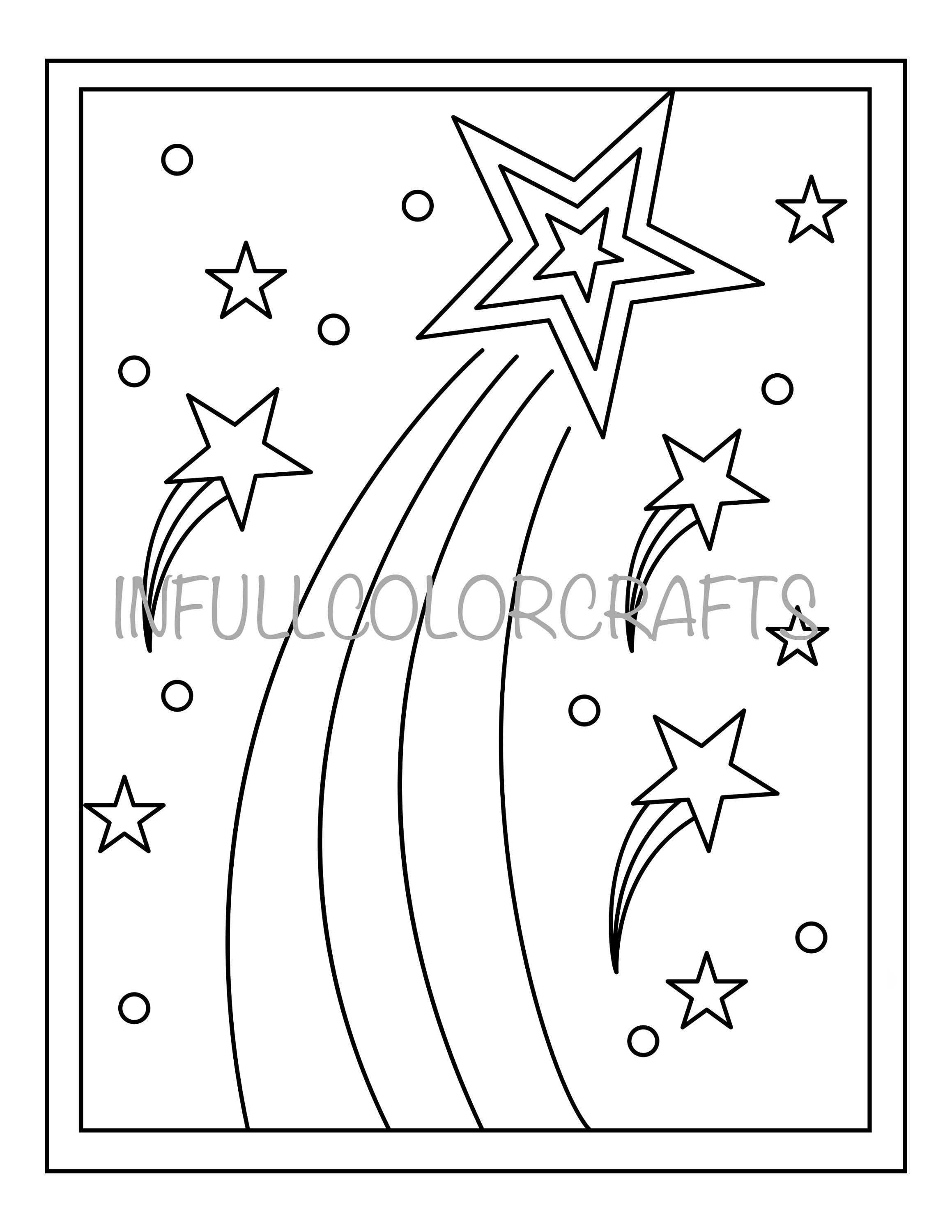 160+ Star Coloring Page Ideas for Stellar Art 50