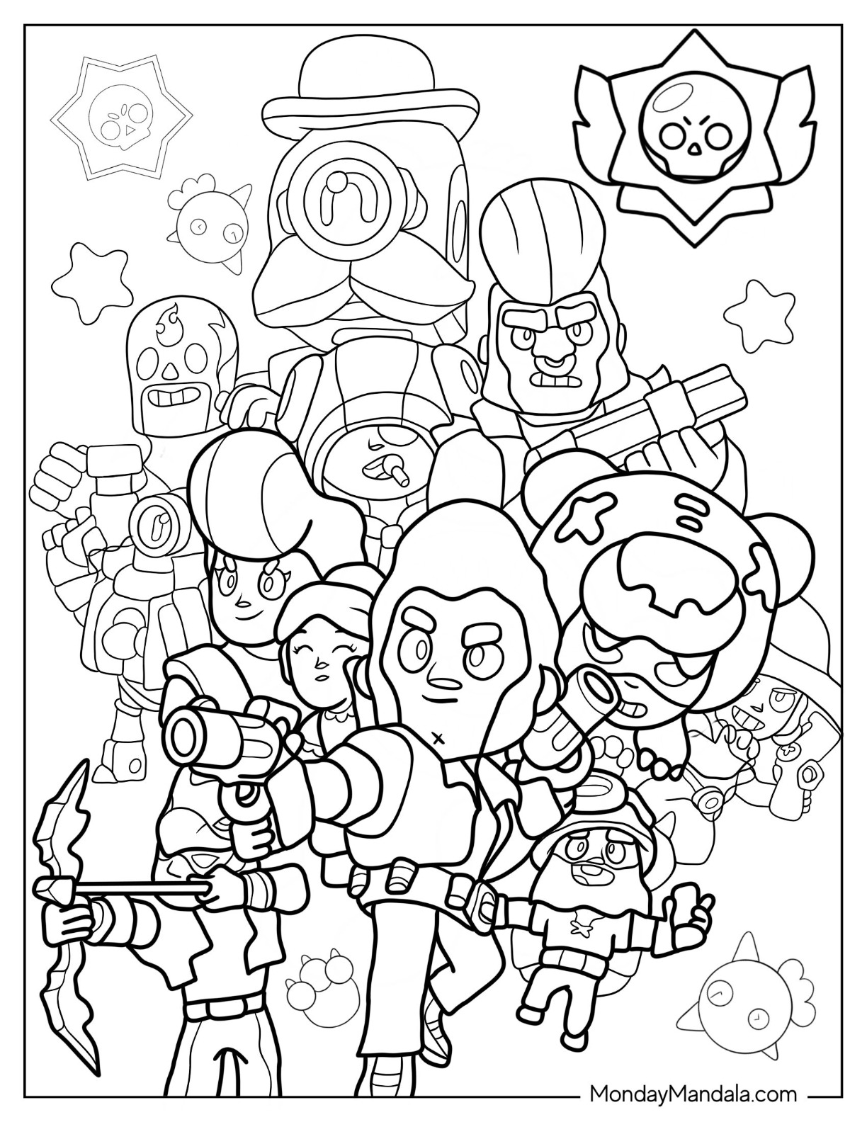 160+ Star Coloring Page Ideas for Stellar Art 54