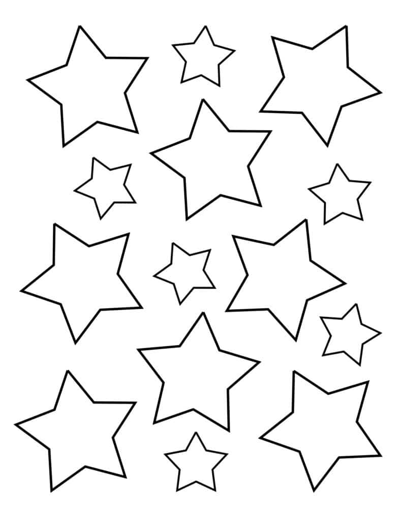 160+ Star Coloring Page Ideas for Stellar Art 6