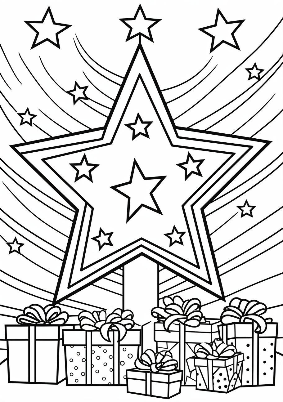 160+ Star Coloring Page Ideas for Stellar Art 61