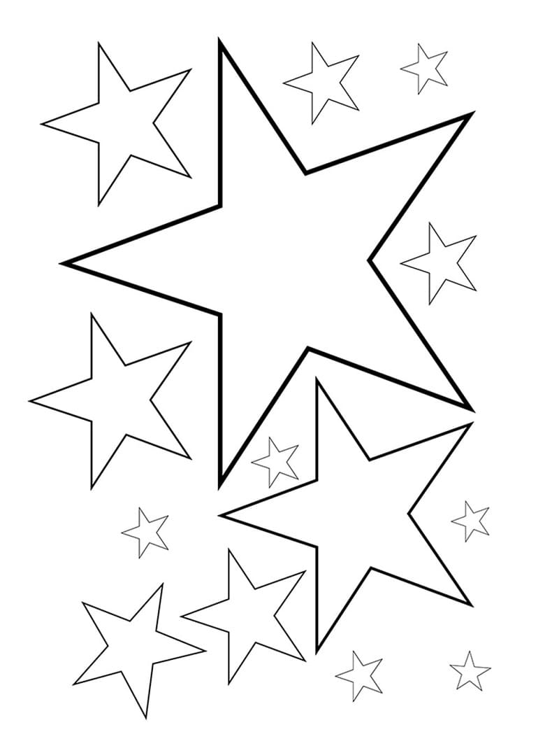 160+ Star Coloring Page Ideas for Stellar Art 64