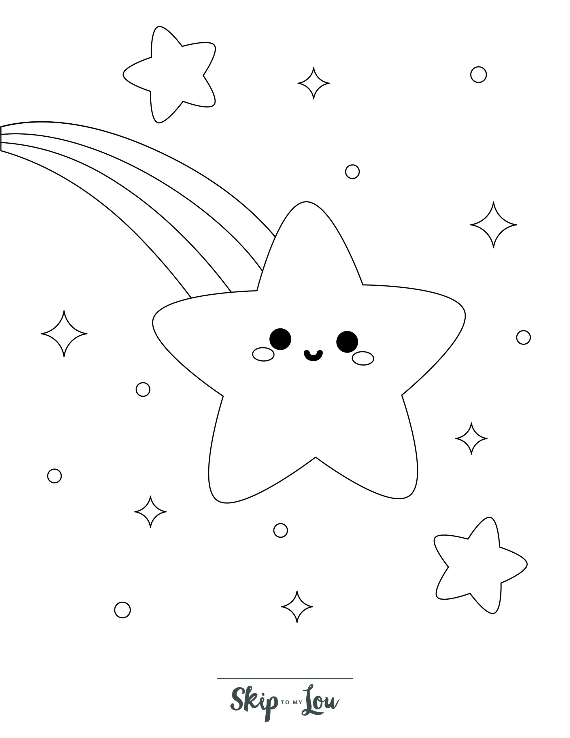 160+ Star Coloring Page Ideas for Stellar Art 8