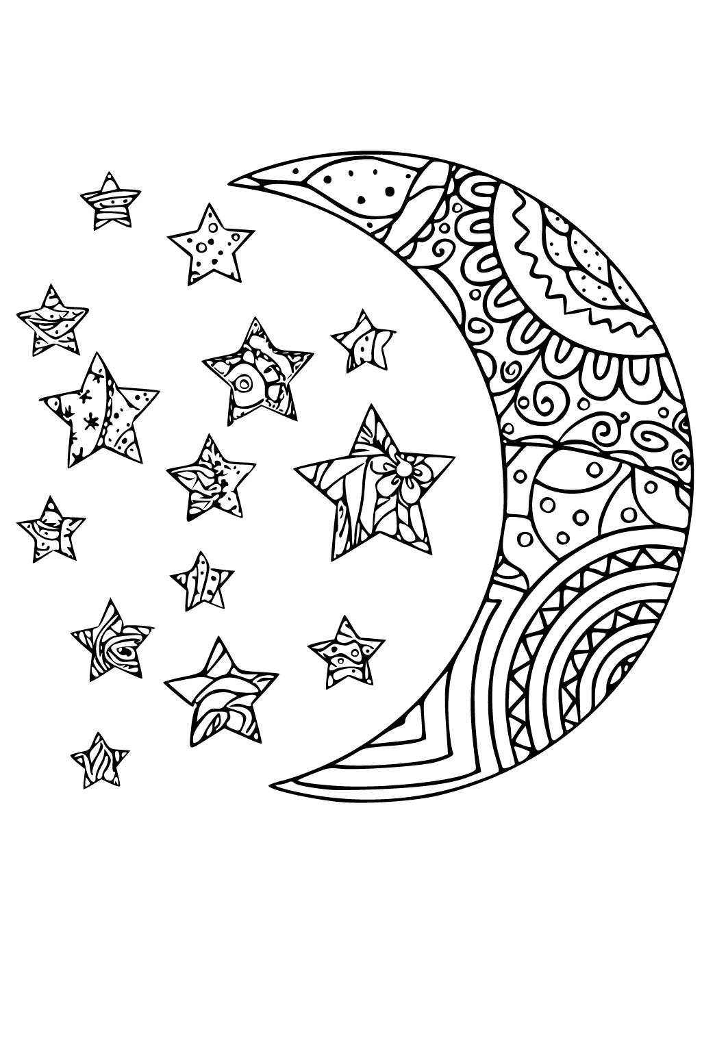 160+ Star Coloring Page Ideas for Stellar Art 86