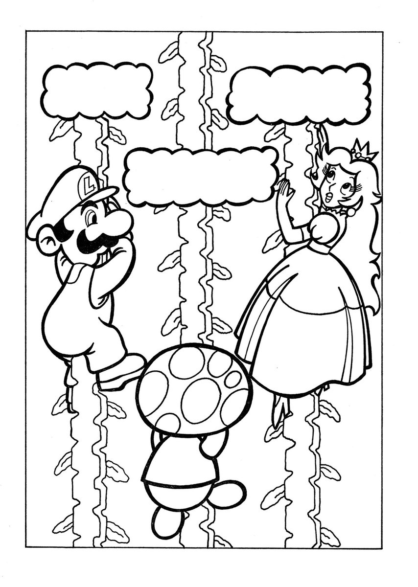 170+ Mario Color Pages: Super Fun Coloring Adventures 105