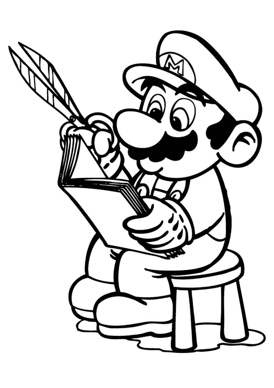 170+ Mario Color Pages: Super Fun Coloring Adventures 106