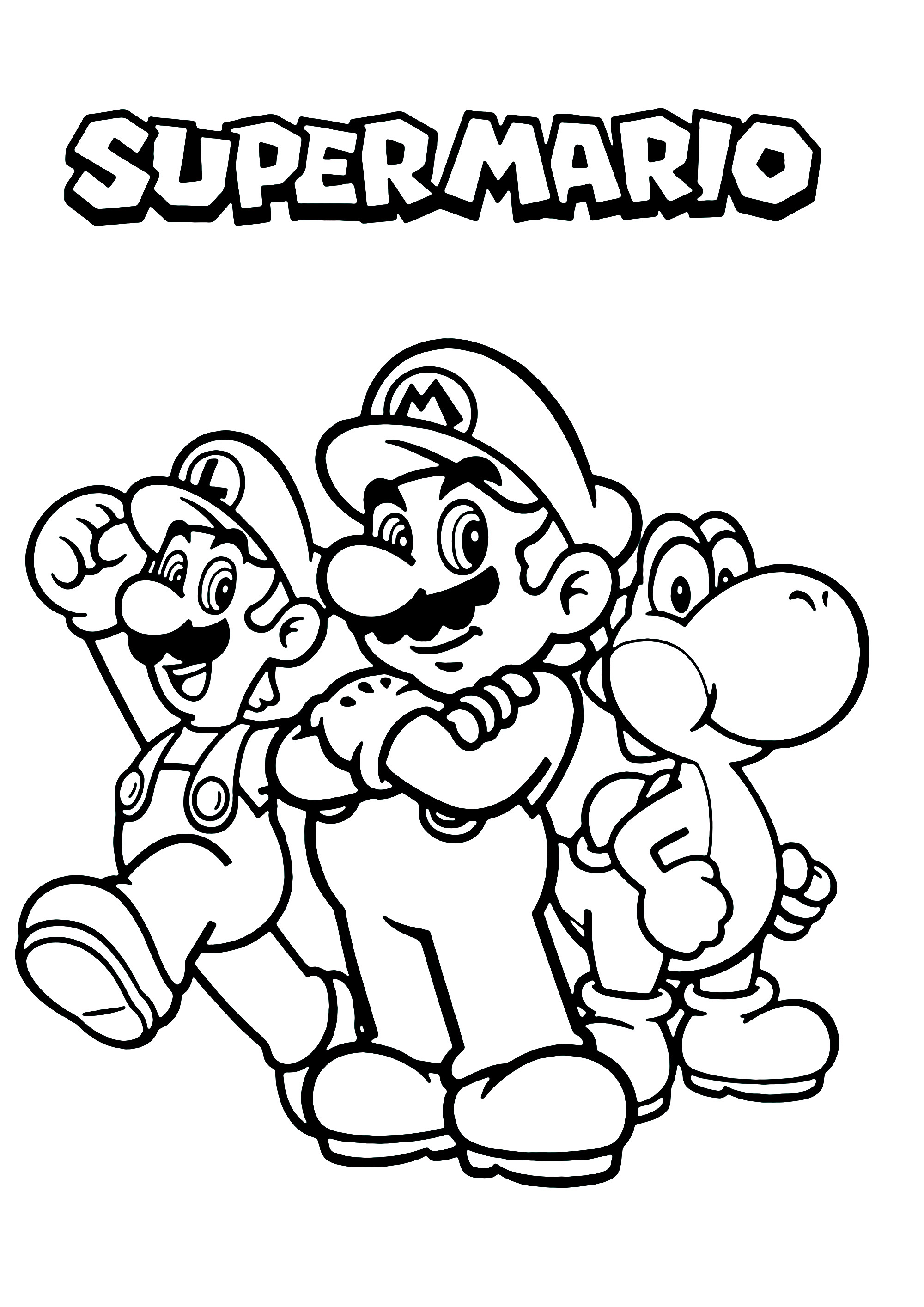 170+ Mario Color Pages: Super Fun Coloring Adventures 13