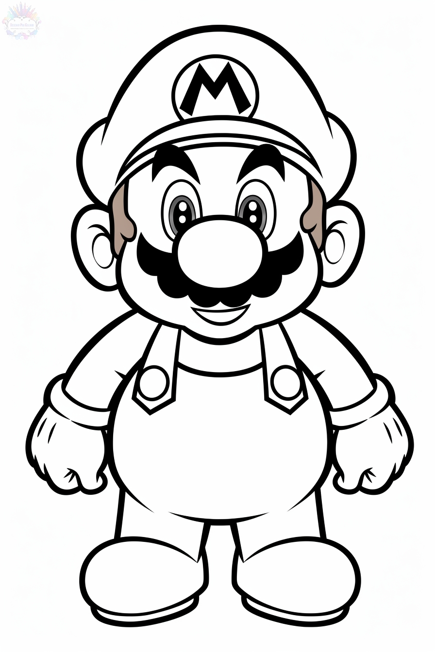 170+ Mario Color Pages: Super Fun Coloring Adventures 131