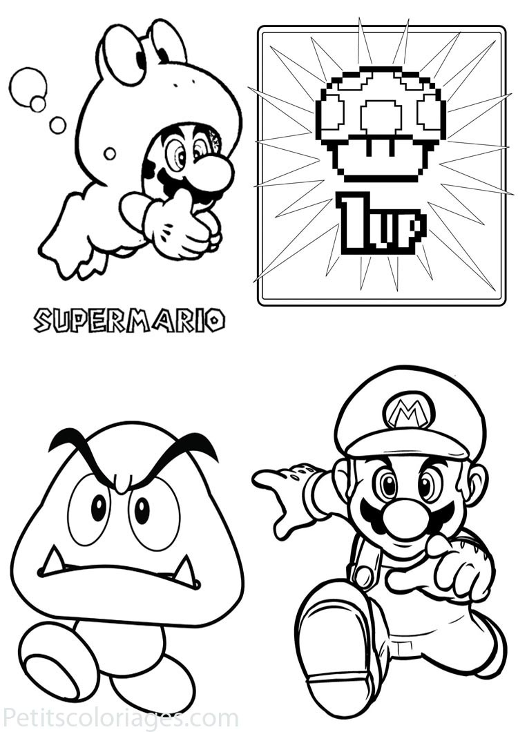 170+ Mario Color Pages: Super Fun Coloring Adventures 134