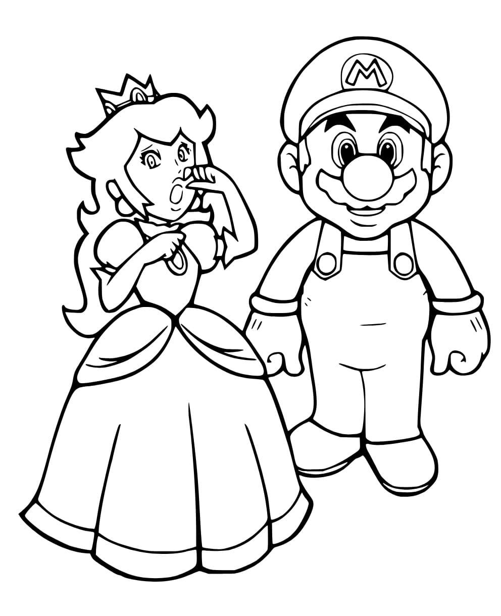 170+ Mario Color Pages: Super Fun Coloring Adventures 140