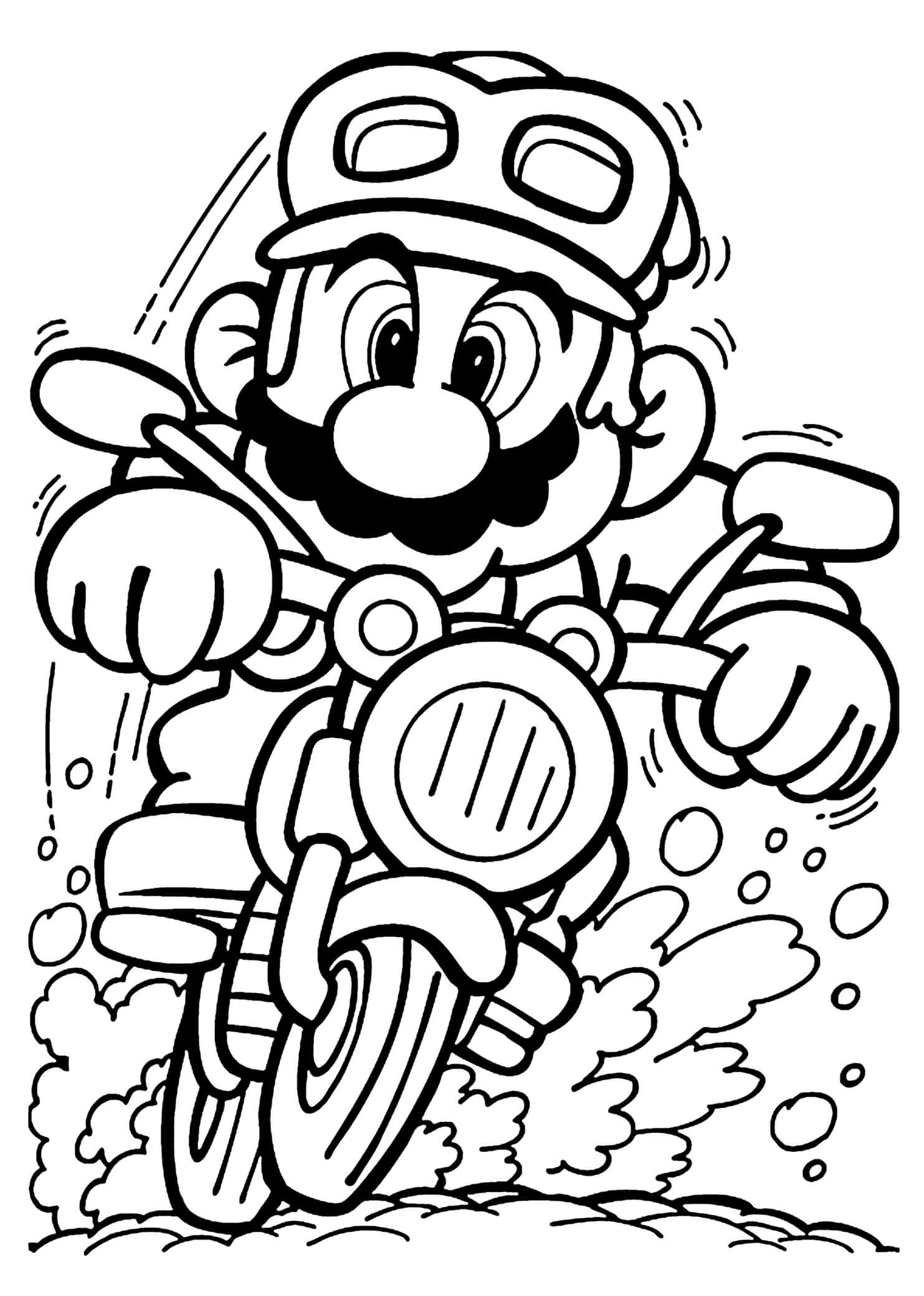 170+ Mario Color Pages: Super Fun Coloring Adventures 173