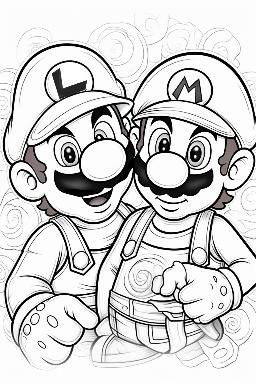 170+ Mario Color Pages: Super Fun Coloring Adventures 32