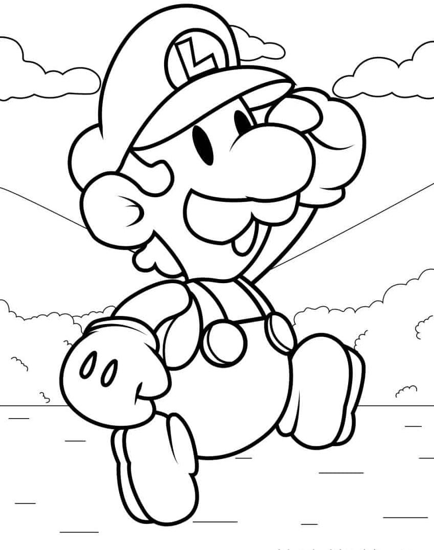 170+ Mario Color Pages: Super Fun Coloring Adventures 46