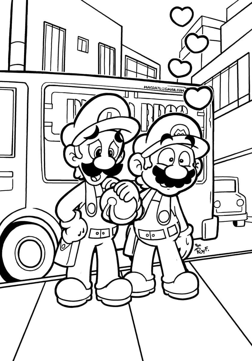 170+ Mario Color Pages: Super Fun Coloring Adventures 47