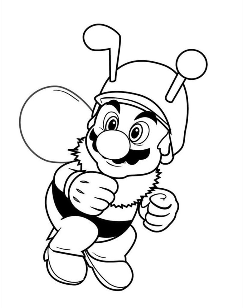 170+ Mario Color Pages: Super Fun Coloring Adventures 53