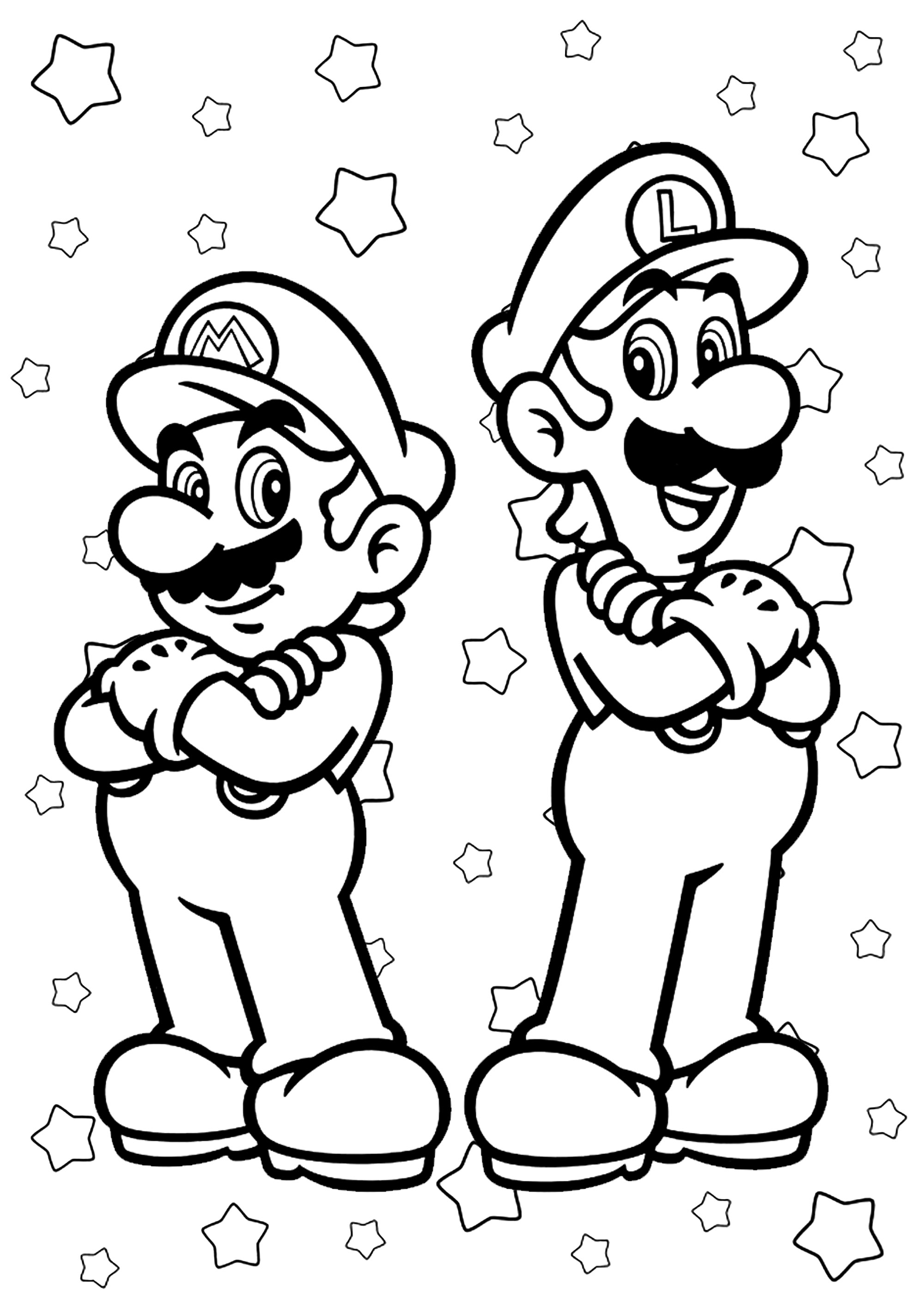 170+ Mario Color Pages: Super Fun Coloring Adventures 61