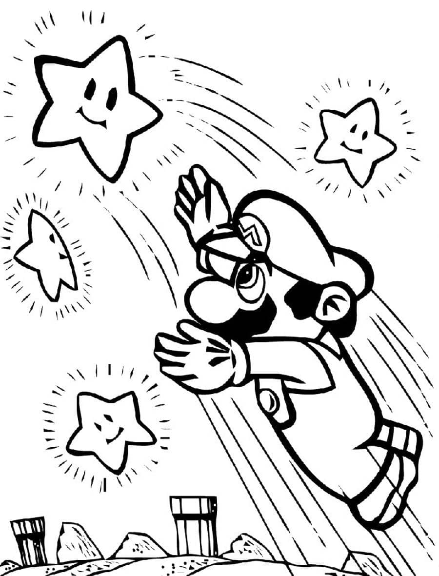 170+ Mario Color Pages: Super Fun Coloring Adventures 71