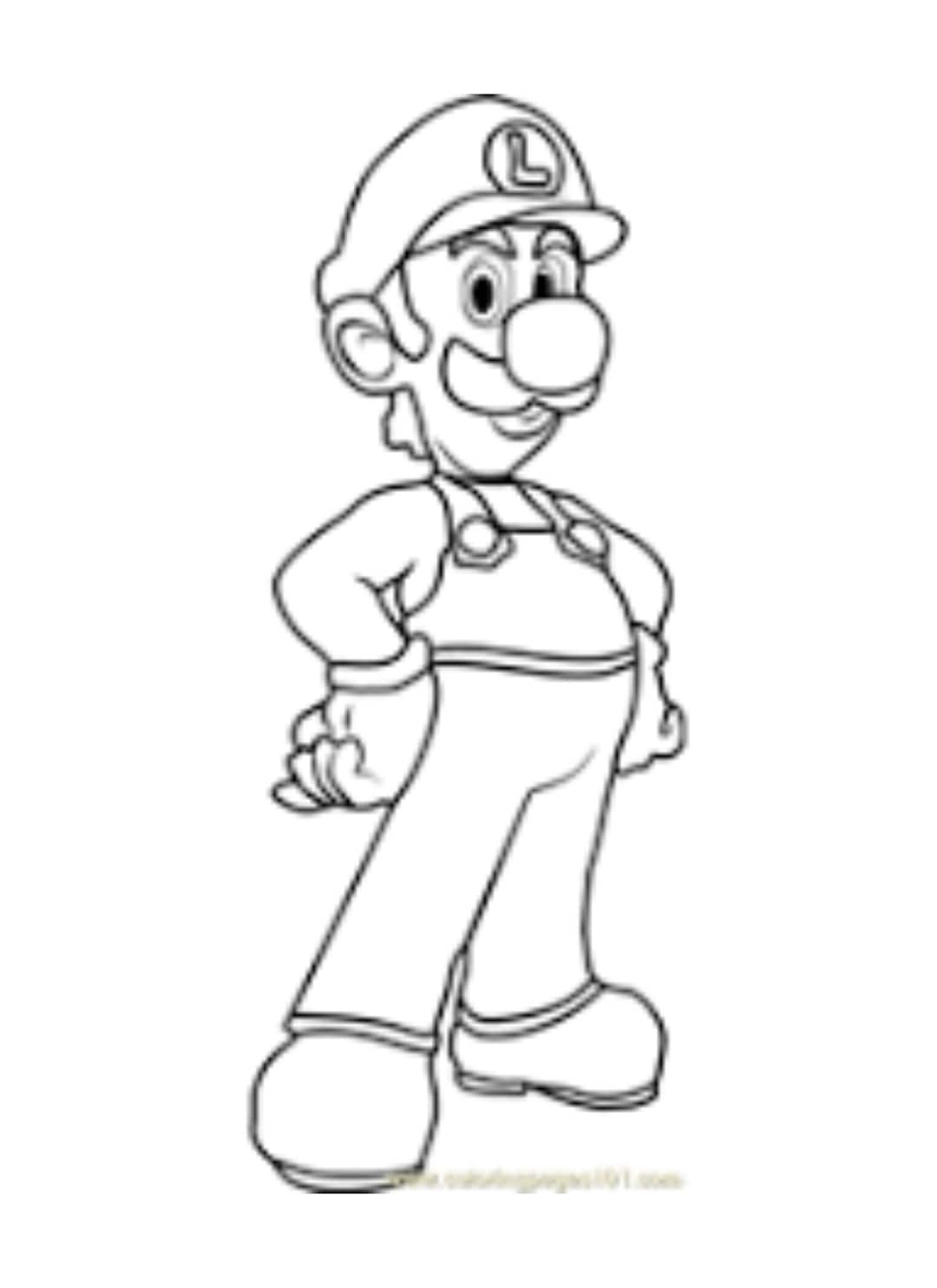 170+ Mario Color Pages: Super Fun Coloring Adventures 73