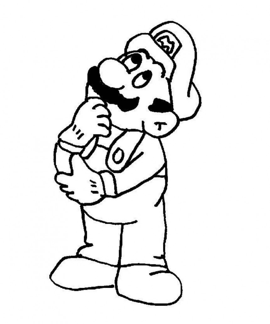 170+ Mario Color Pages: Super Fun Coloring Adventures 8