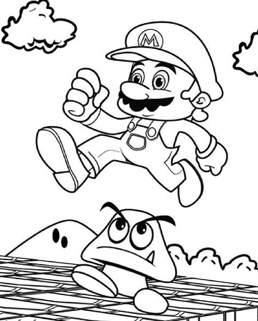 170+ Mario Color Pages: Super Fun Coloring Adventures 80