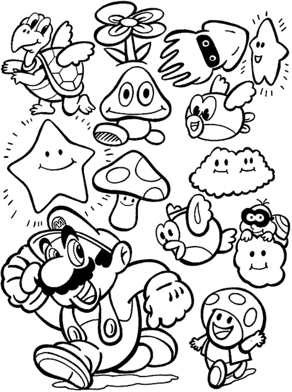 170+ Mario Color Pages: Super Fun Coloring Adventures 84