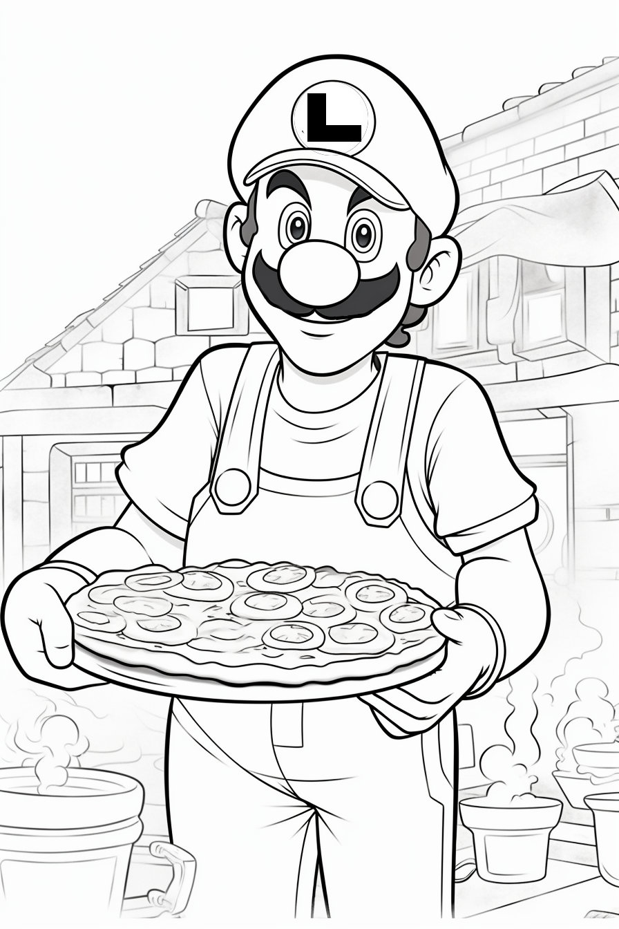 170+ Mario Color Pages: Super Fun Coloring Adventures 97