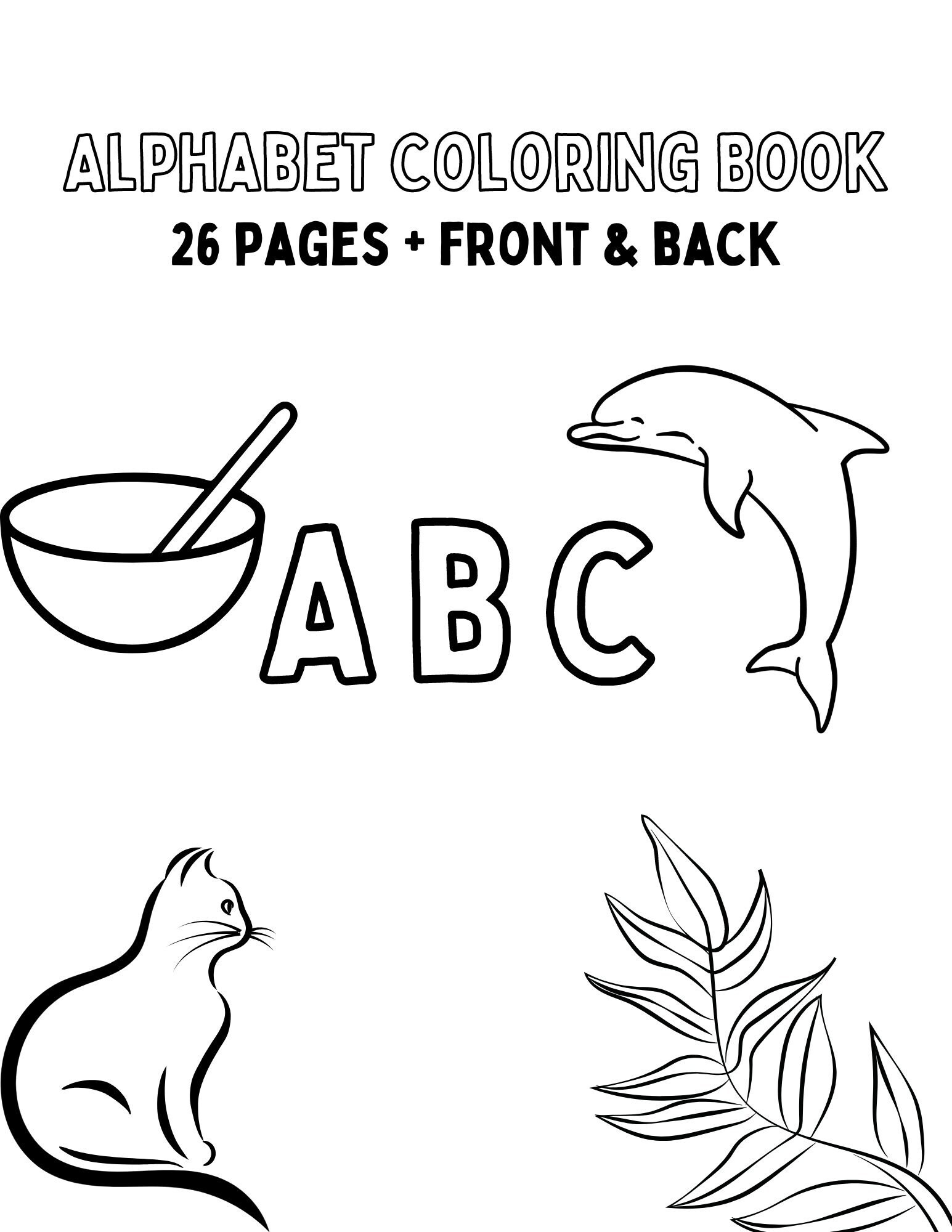 181+ Alphabet Coloring Pages Printable 12