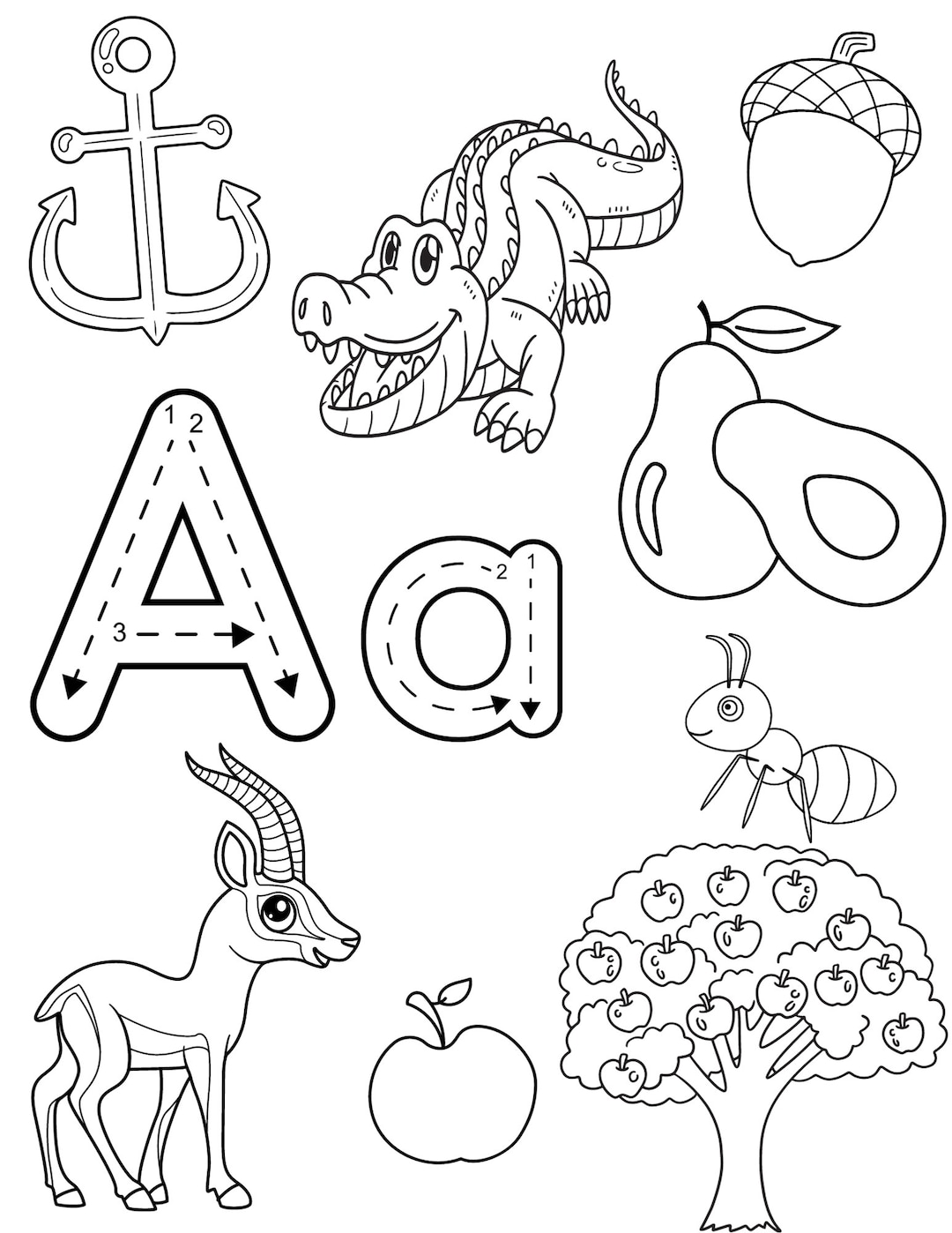 181+ Alphabet Coloring Pages Printable 126