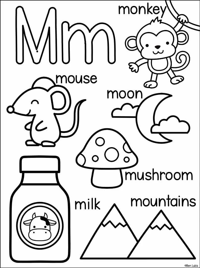 181+ Alphabet Coloring Pages Printable 130