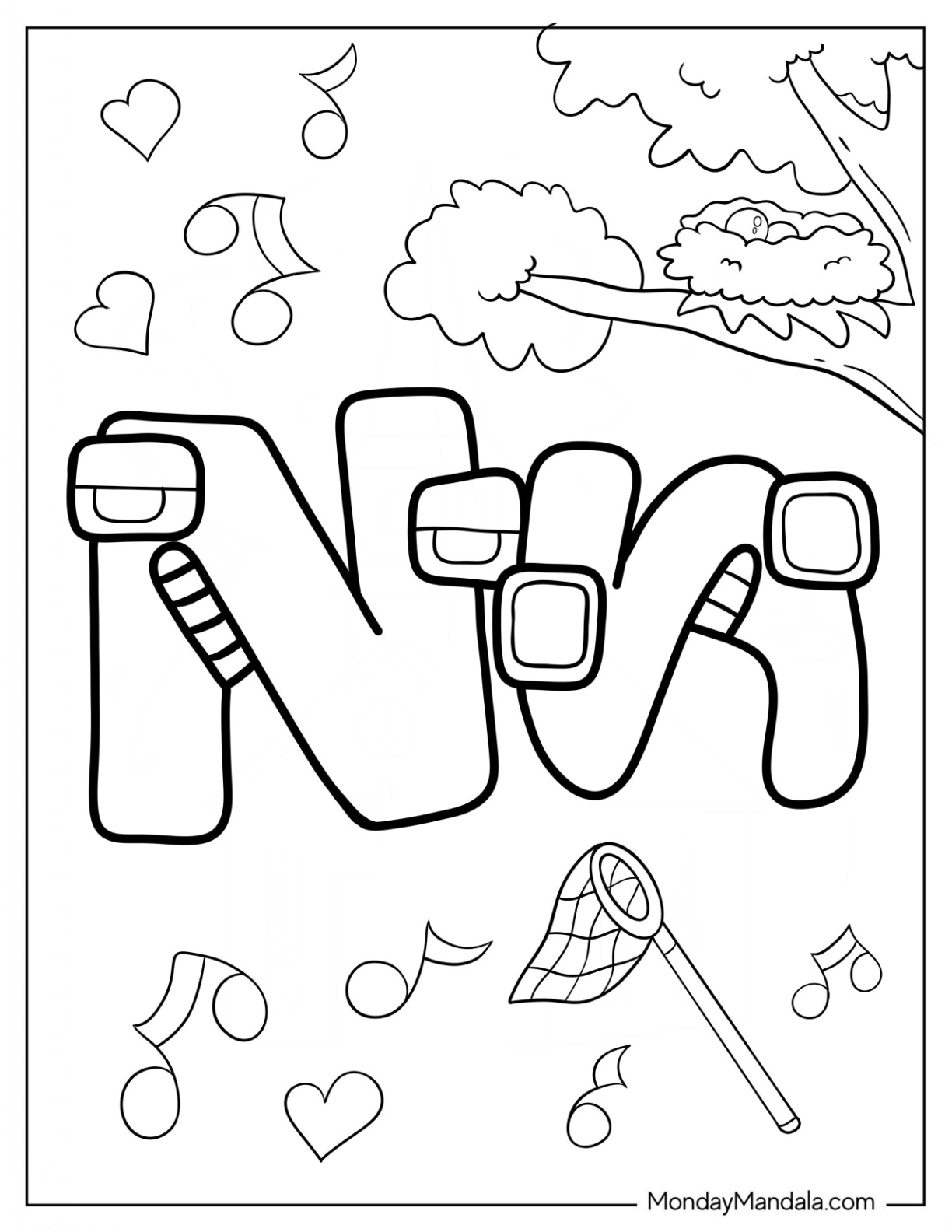 181+ Alphabet Coloring Pages Printable 134