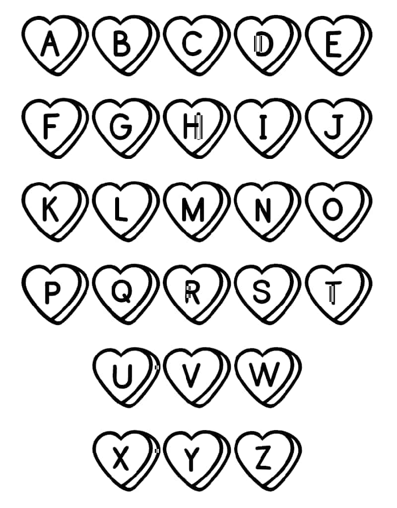 181+ Alphabet Coloring Pages Printable 155